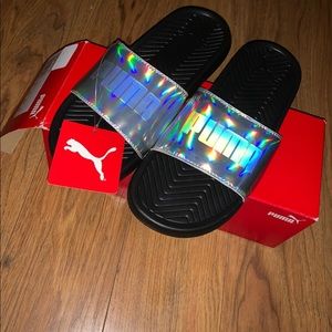 Puma Shoes - Women’s Puma Chrome Slides Puma Shoes - Women’s Puma Chrome Slides
